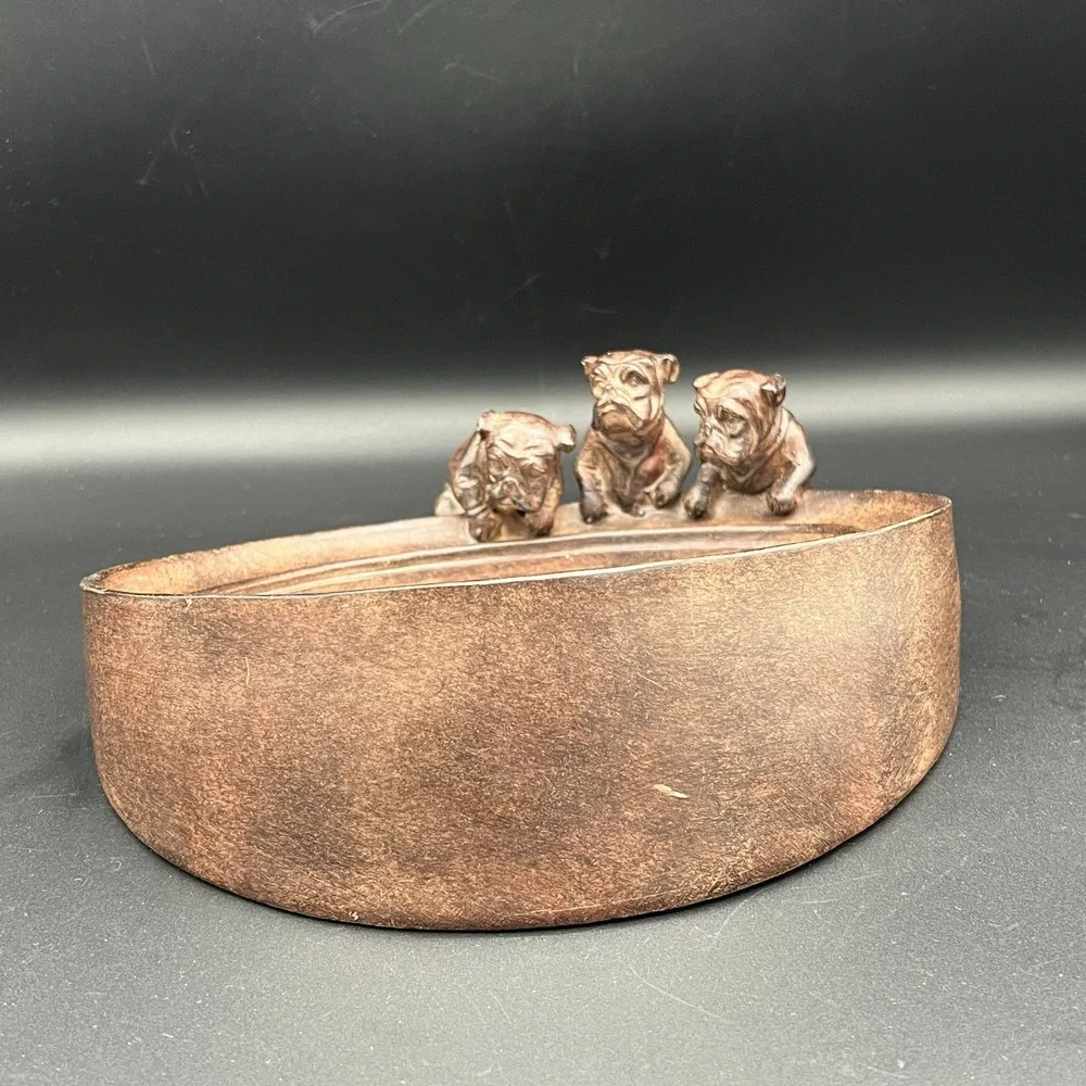 Puppy Dogs Reflecting Picture Frame 13 x 18cm Brown Heavy Material Resin?